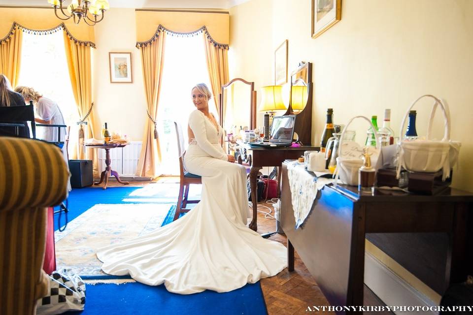 Brides changing room