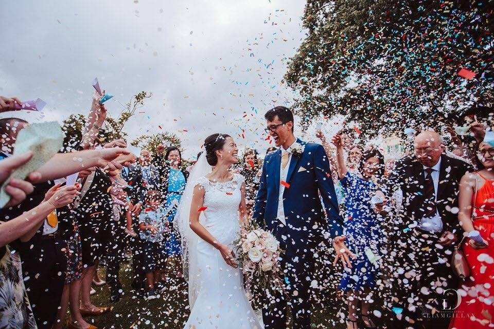 Confetti shot at The Lawn