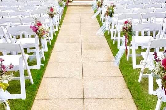 Ceremony setup