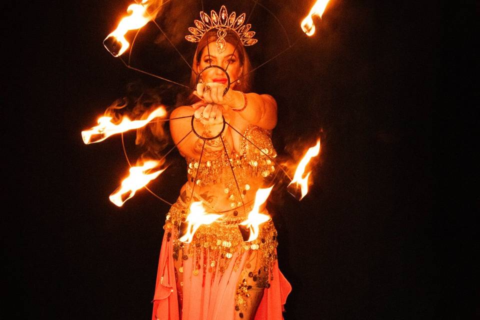 Fire Fans Belly Dance