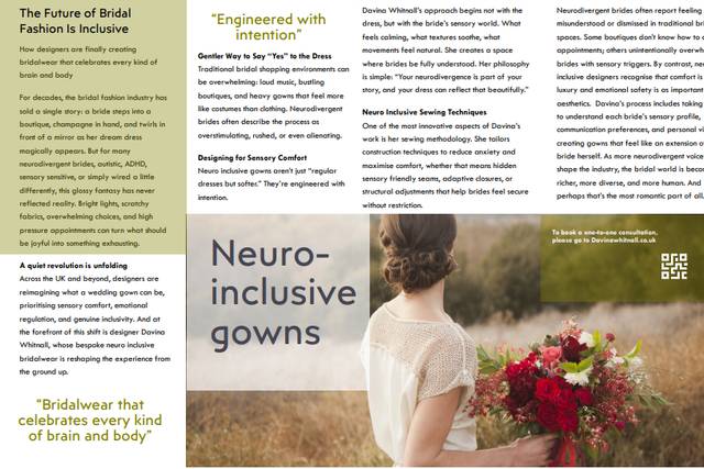 Neuro-inclusive gowns