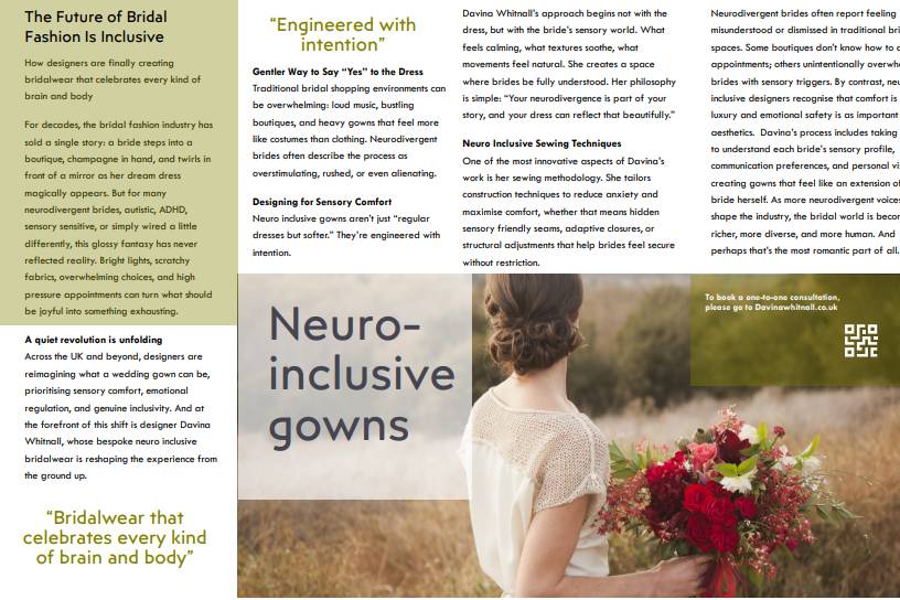 Neuro-inclusive gowns