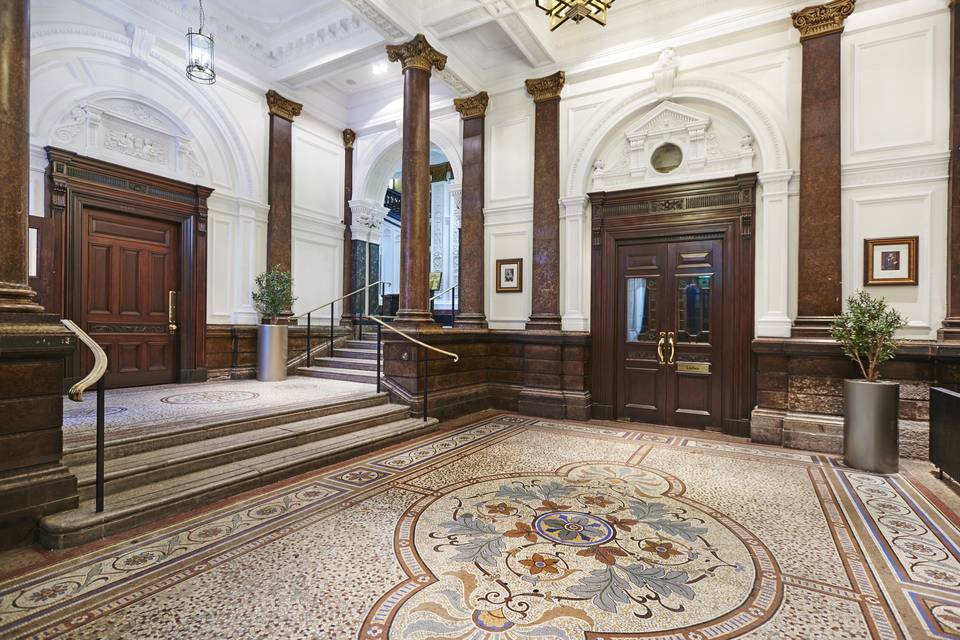 Inside the Private Corinthian Grand Entrance