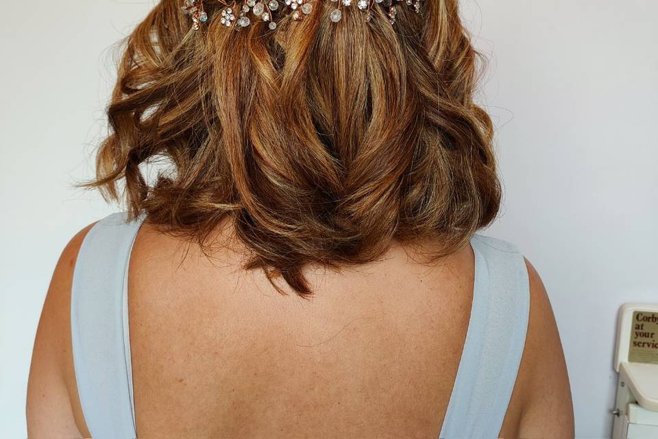 Bridesmaid hair