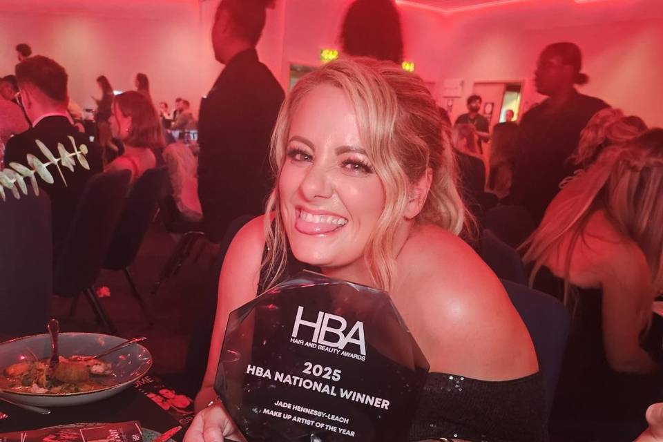 Makeup Artist of the yr winner