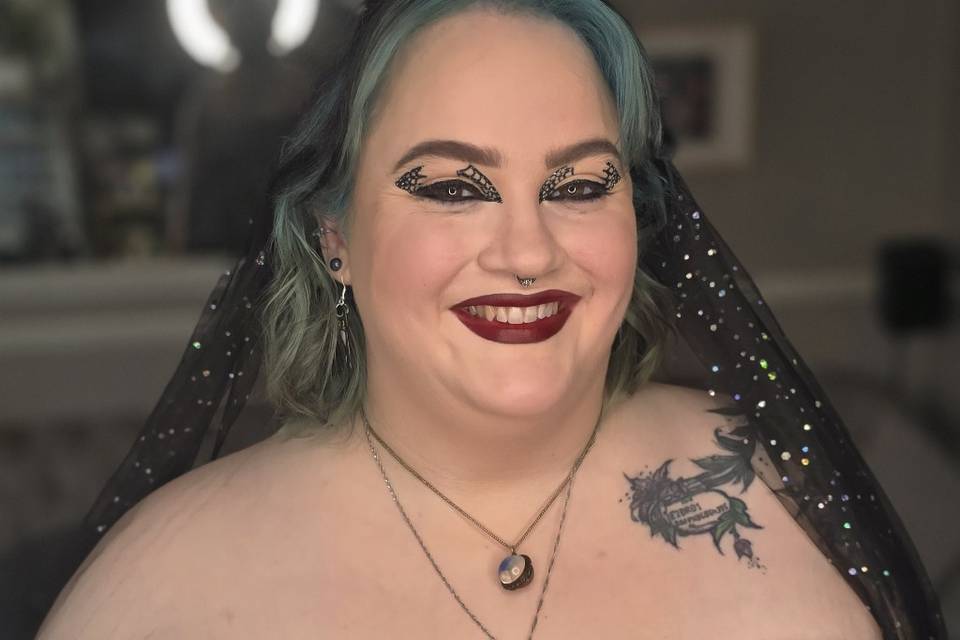 Bride on Halloween