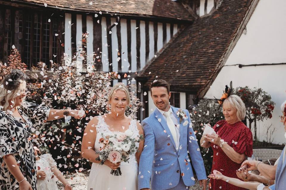Confetti in the Courtyard