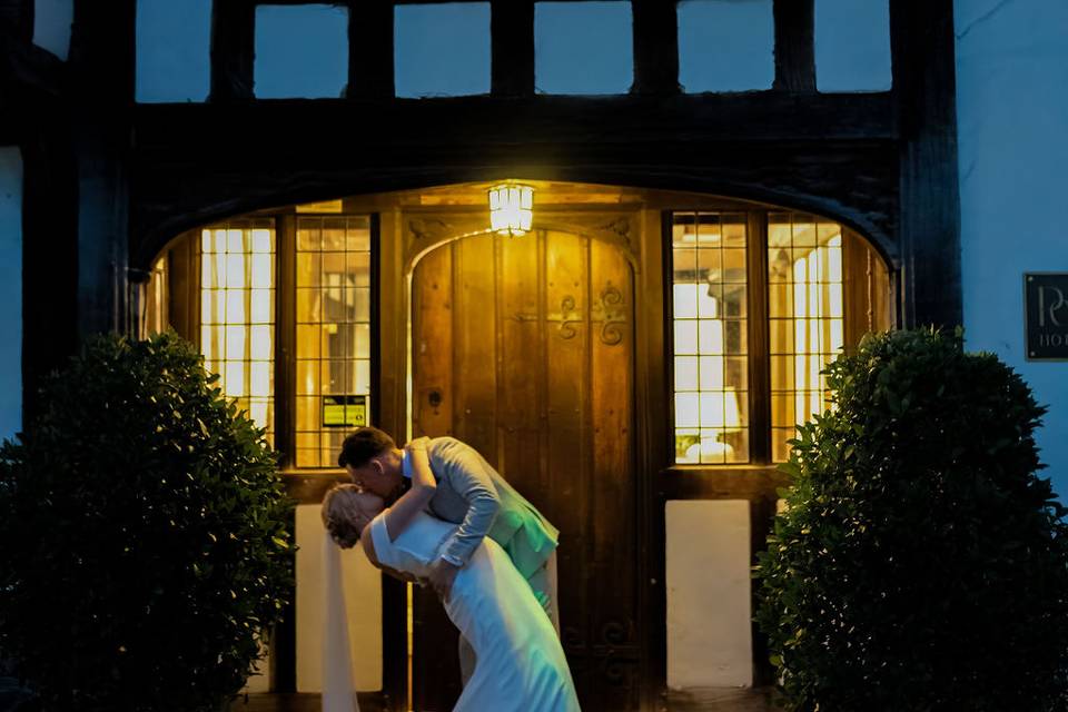 A Kiss at the Front Door
