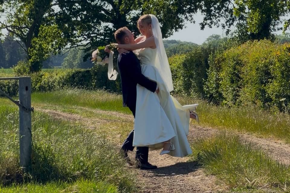 Bride and groom