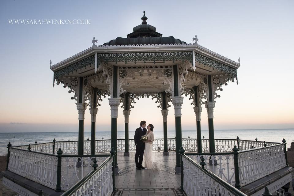 Brighton seafront wedding