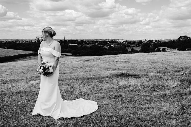 The Bride on her own