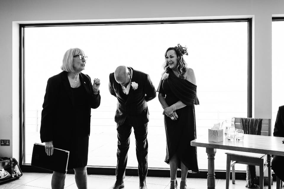 Groom and Sister