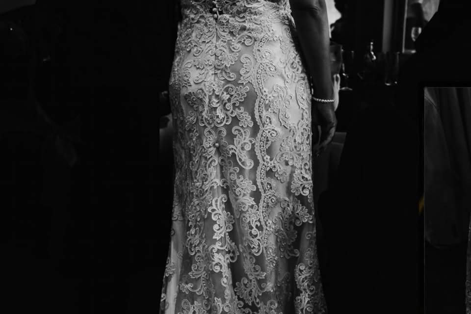 Back of the dress
