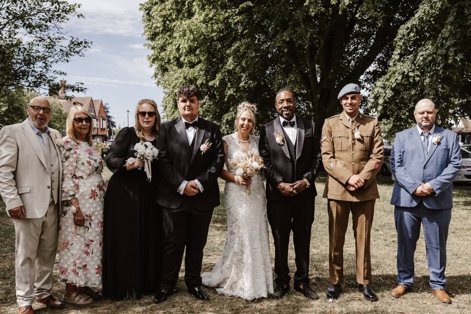 Brides family
