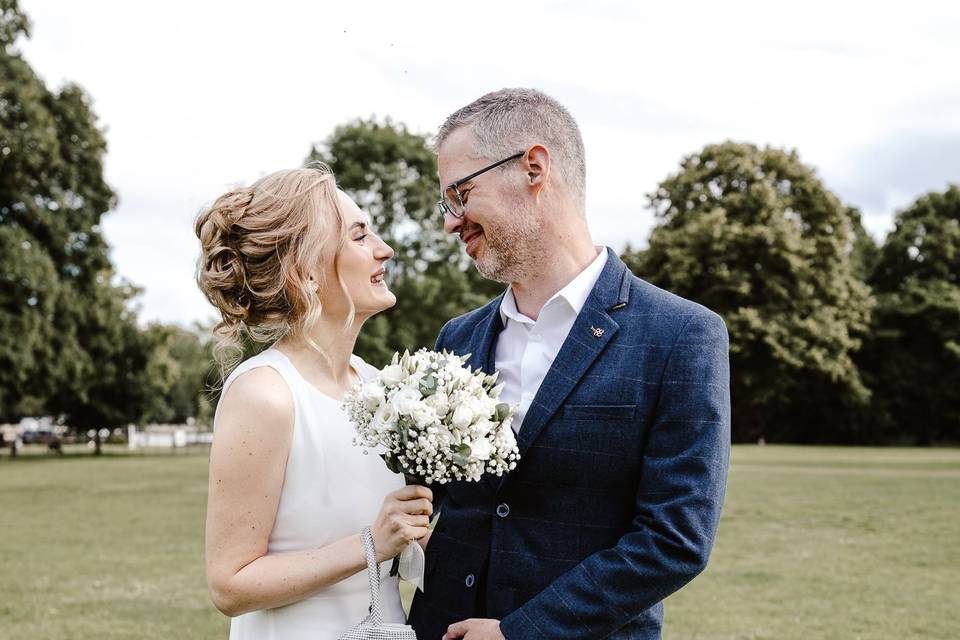 Bride and groom
