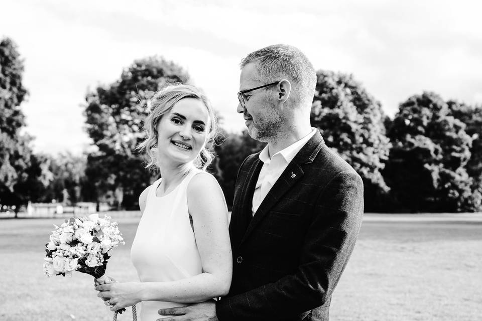 Bride and groom
