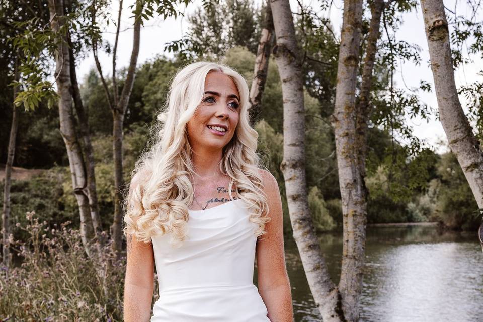 Bride by the Lake