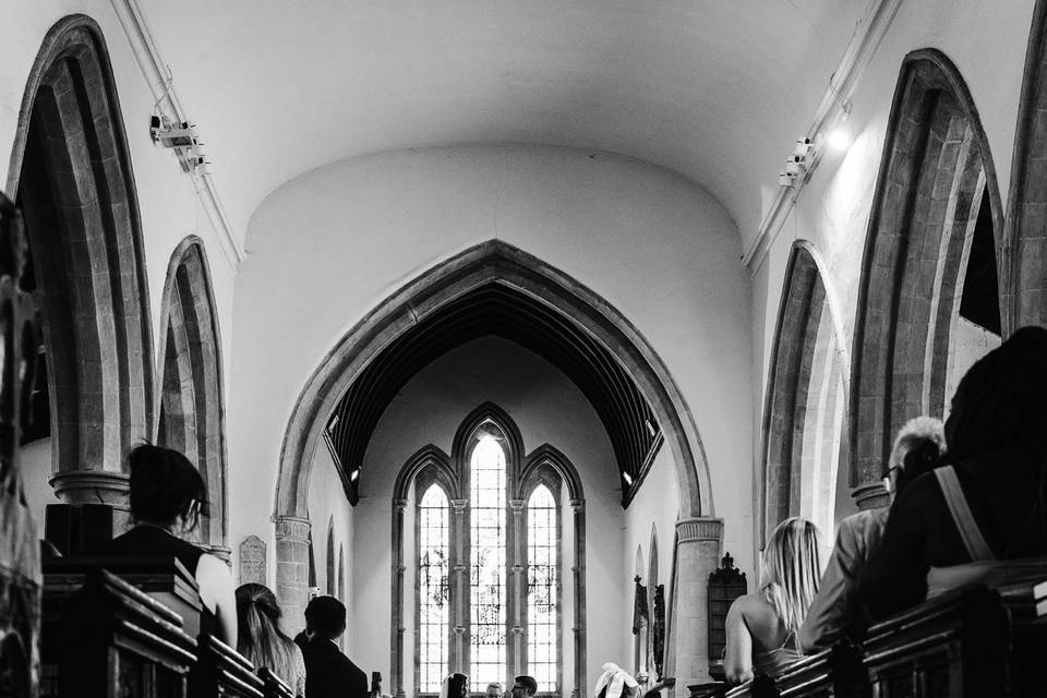 A Timeless Church Wedding Mome