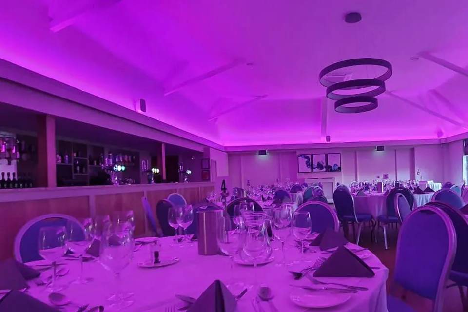 Purple lighting