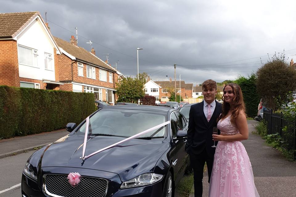 Prom car hire Leicestershire