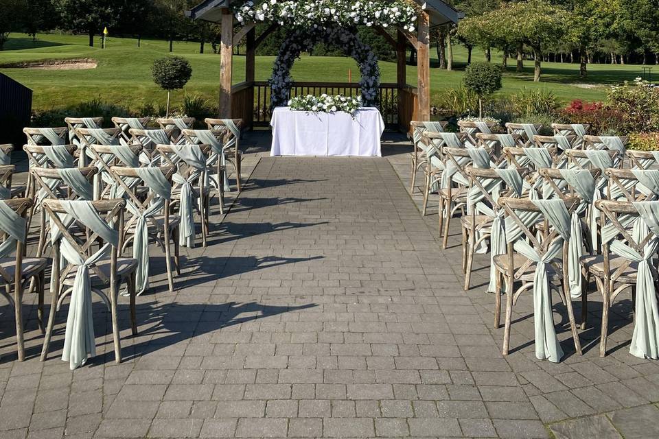 Outdoor ceremony