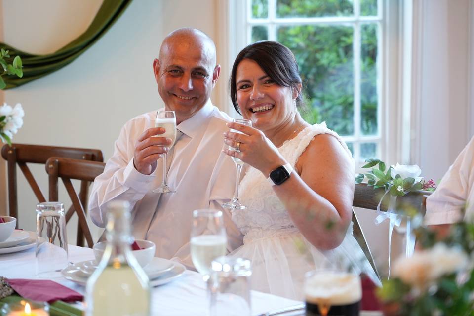 Joyful Wedding Moment