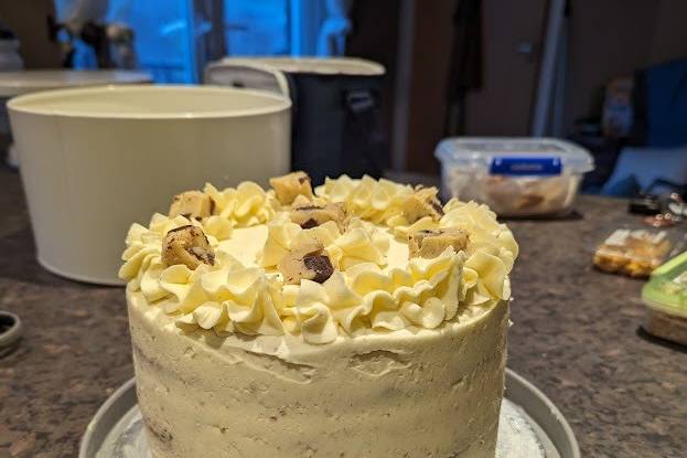 Cookie dough cake