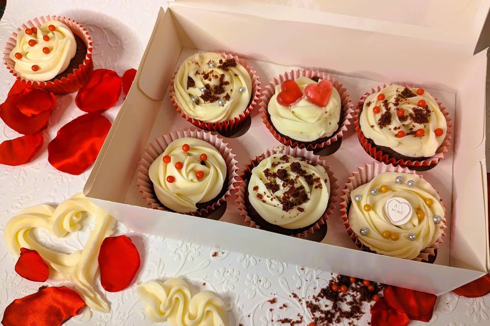Red velvet box