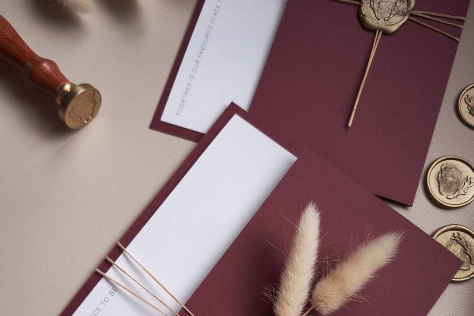 Rustic Burgundy