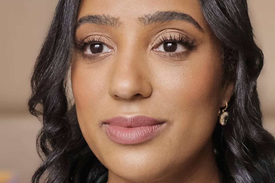 Bridesmaid makeup
