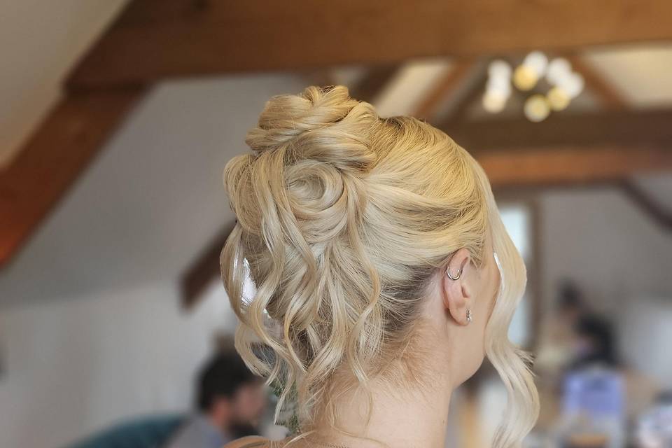 Loose modern french twist