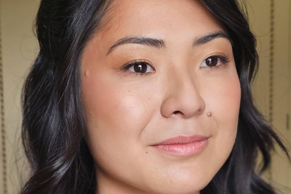 Bridesmaid makeup
