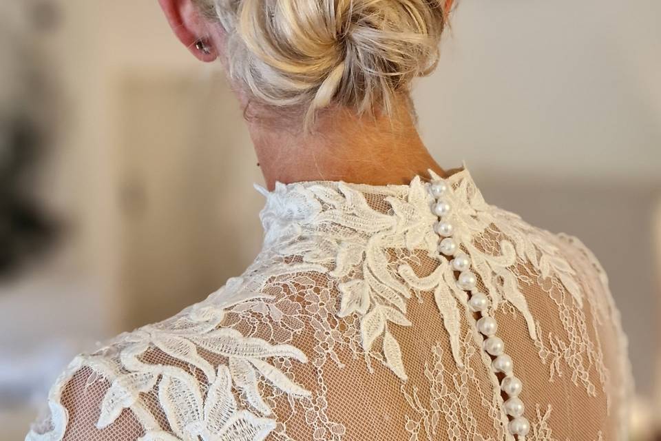 Textured updo