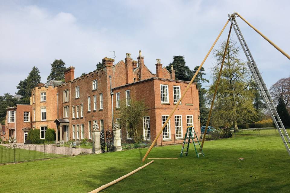 Construction at Henley Hall