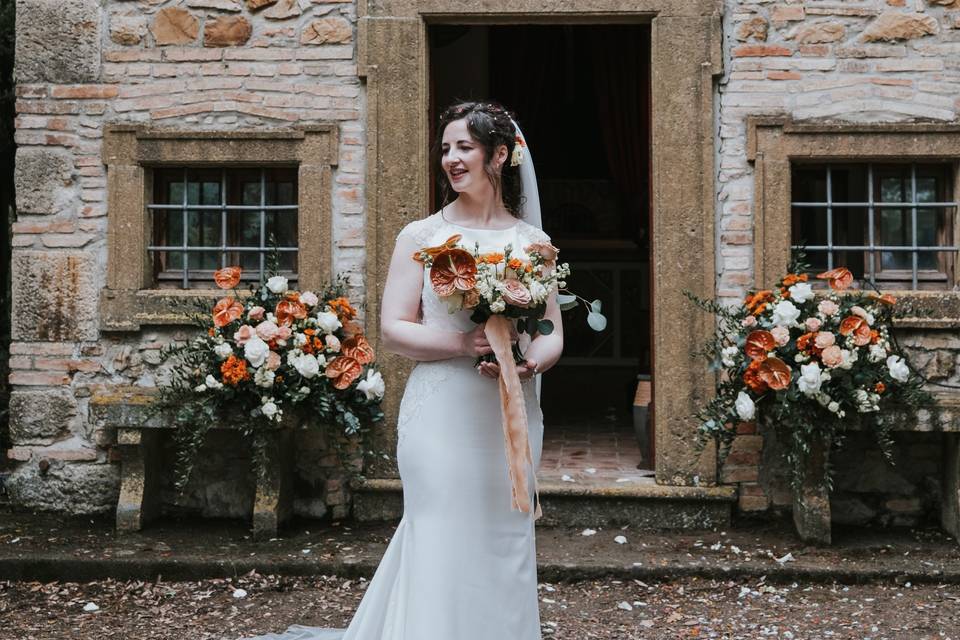 Bride Tuscan wedding