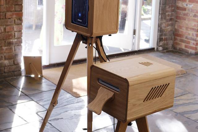 Photobooth set up with printer