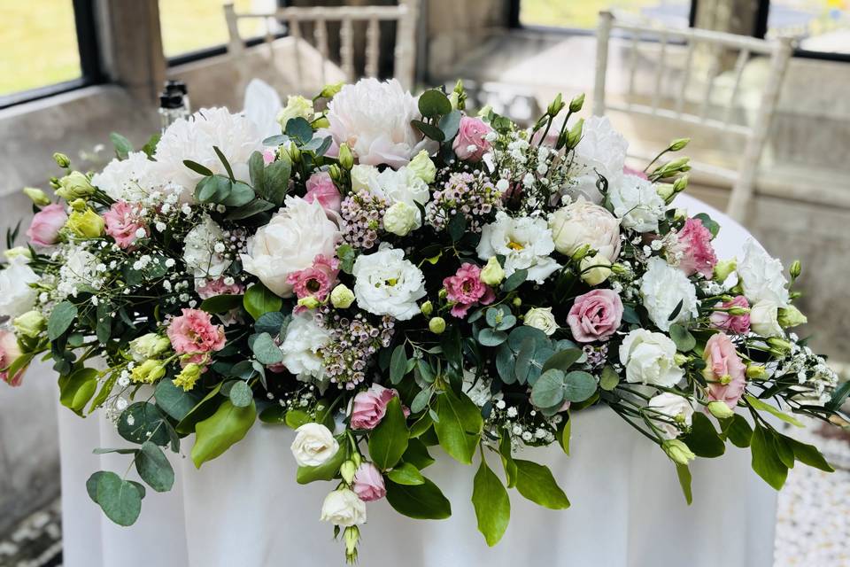 Top table arrangements