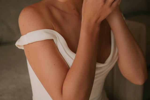 Soft bridal glam