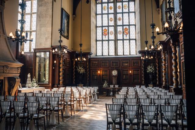 The Great Hall ceremony set-up