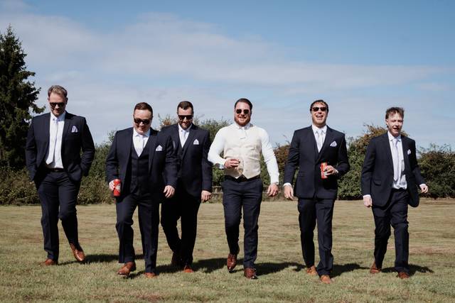 The Groomsmen Walk