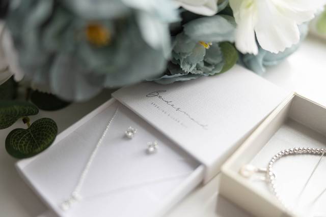 Flat lay wedding details