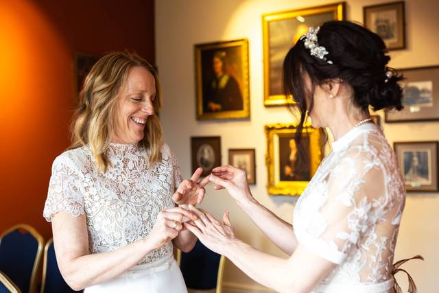 Wedding ceremony Cardiff