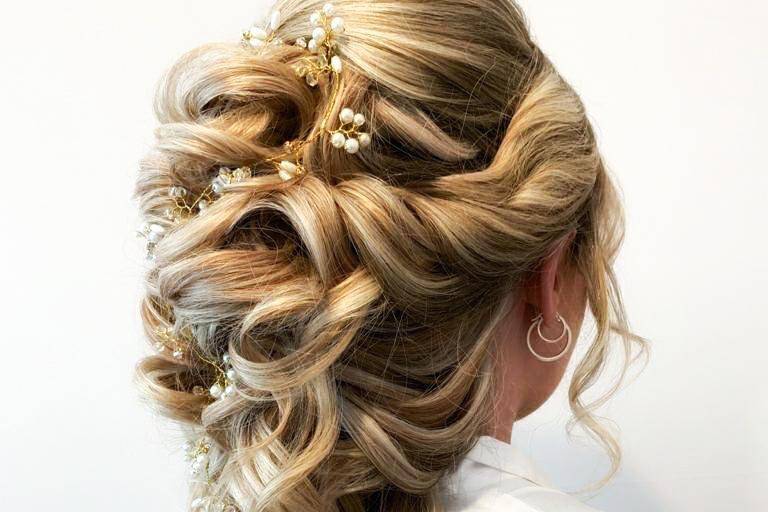 Intricate updo