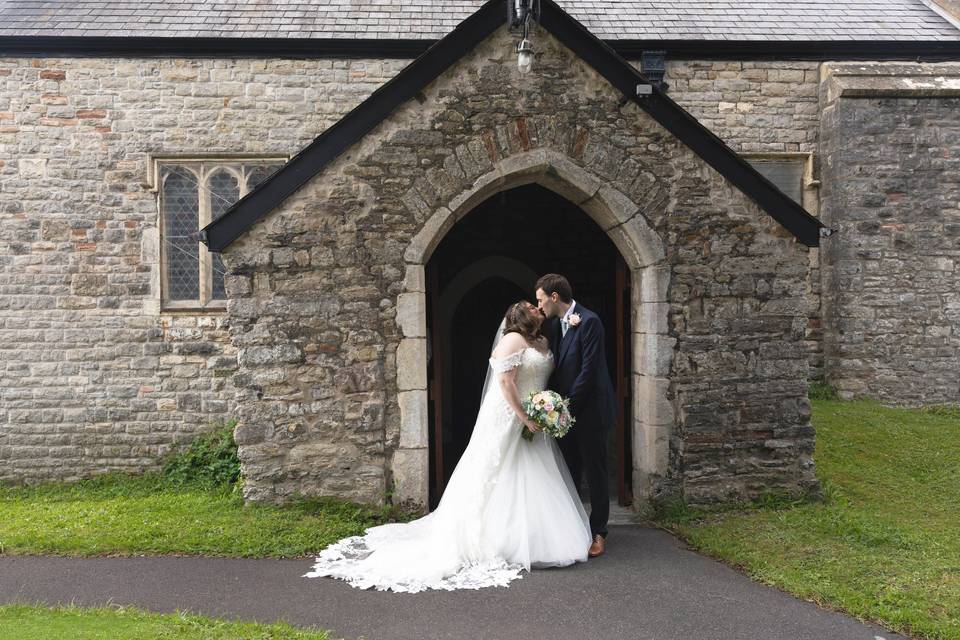 Beach wedding wales