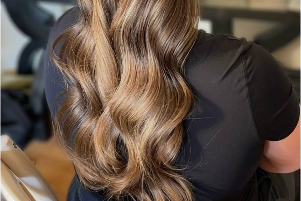 Soft half up