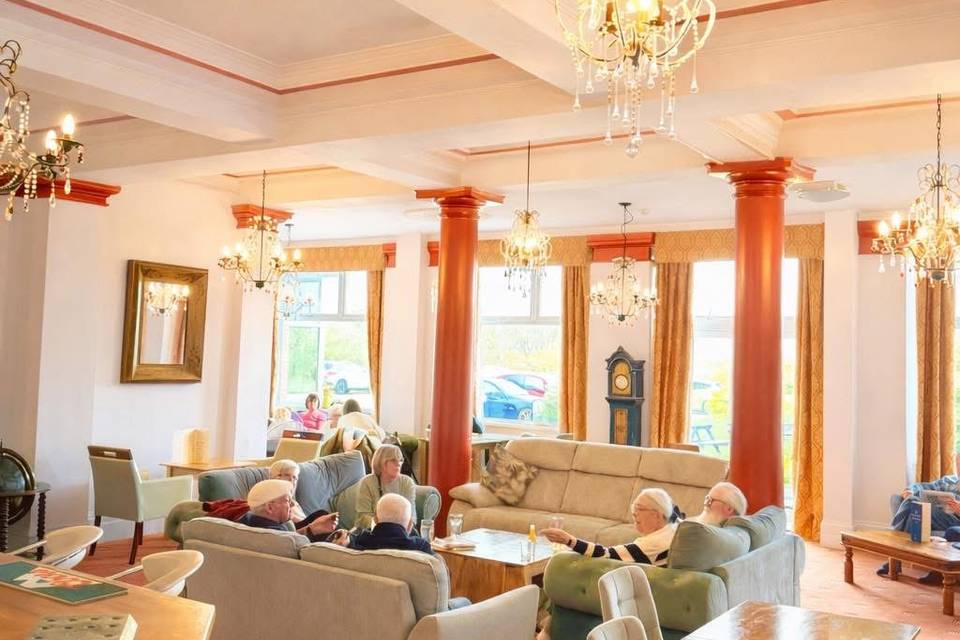 Hotel Bar and seating area