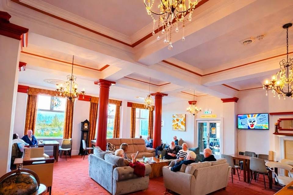 Hotel Bar and seating area