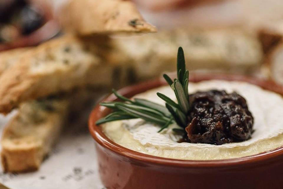 West country baked camembert - PM platter