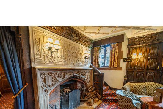 Original Tudor Fireplace