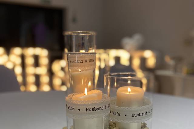 Husband & Wife Centerpiece